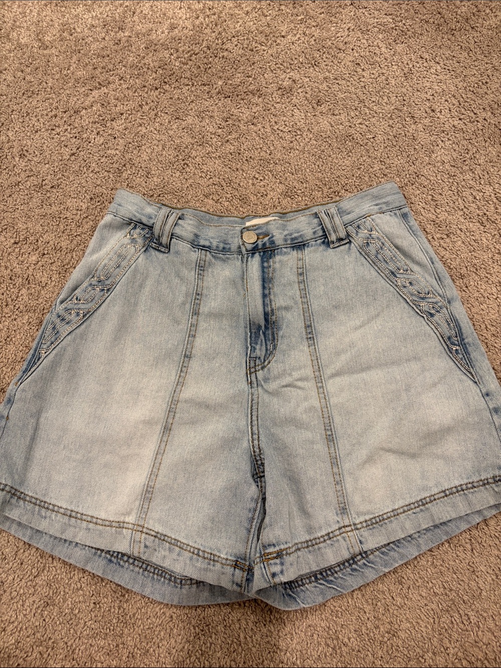 Habitual Light Wash Denim High-Rise Shorts